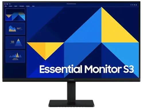 מסך מחשב 27" Samsung Essential Monitor  S3 S30GD S27D300GAM FHD IPS 
