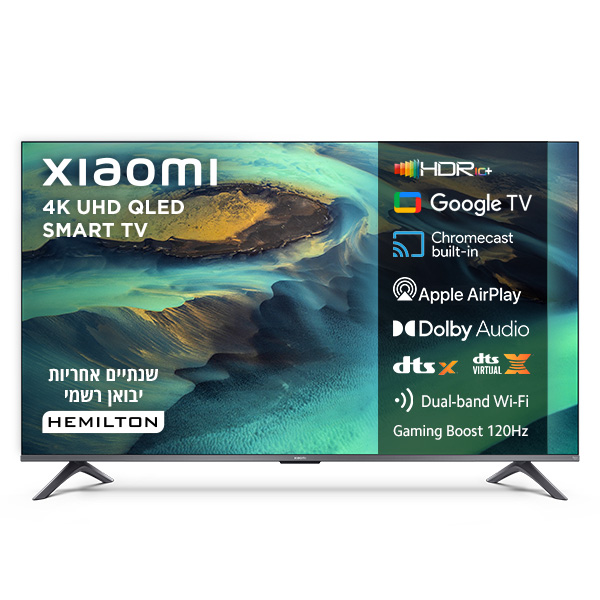  טלוויזיה ''43 QLED 4K שיאומי דגם Xiaomi TV A Pro 43'' (2026) 