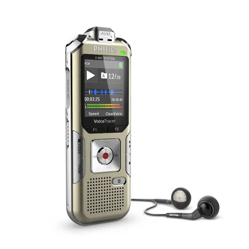 טייפ מנהלים איכותי, עם מיקרופון 360° PHILIPS DVT-8010