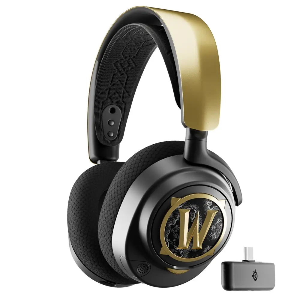  אוזנית גיימינג אלחוטיות SteelSeries Arctis Nova 7 WOW Edition 