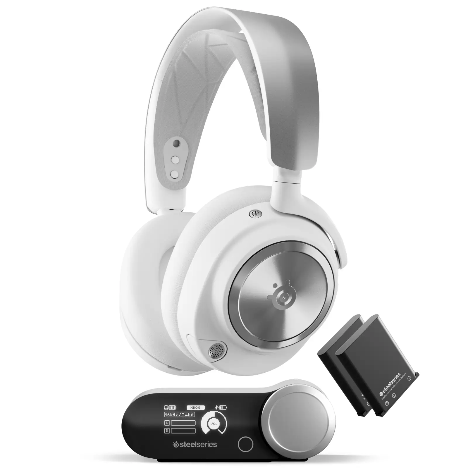  אוזניות גיימינג אלחוטיות Steelseries ARCTIS NOVA PRO FOR PC עם מיקרופון 