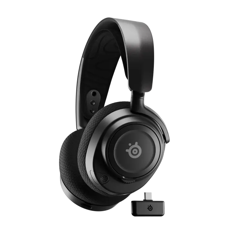  אוזניות גיימינג ‏אלחוטיות Arctis Nova 7 Steelseries עם מיקרופון Gen 2 Arctis Nova 7 Black 