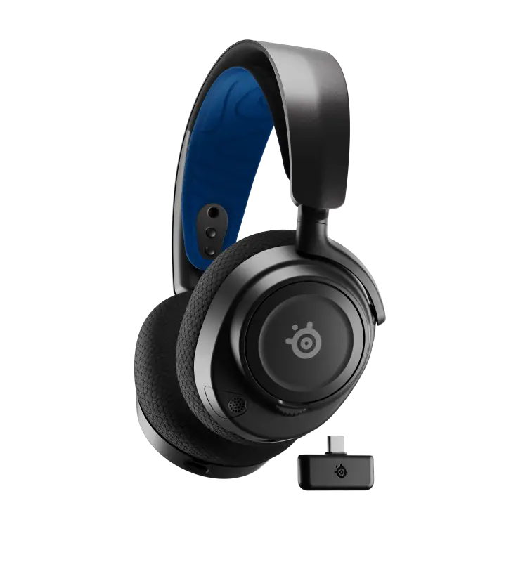  אוזניות גיימינג אלחוטיות Steelseries Arctis Nova 7P ל- PlayStation Arctis Nova 7P PlayStation - צבע שחור 