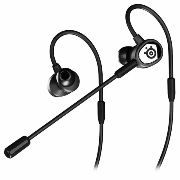  אוזניות גיימינג IN Ear מעוצבות עם מיקרופון SteelSeries Tusq 