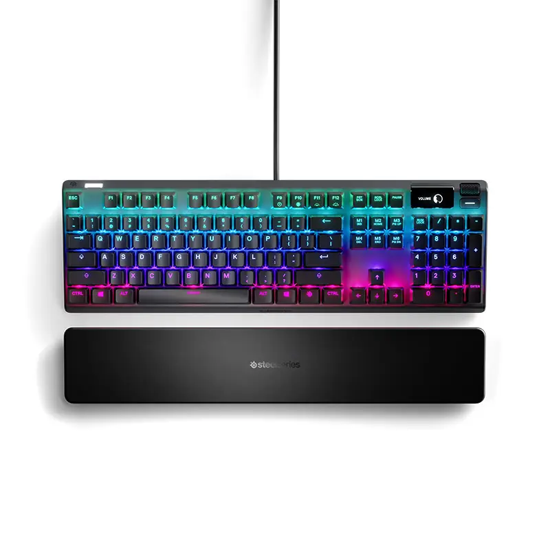  מקלדת גיימינג מכנית עם מסך OLED חכם Apex 7 Red Switch SteelSeries 