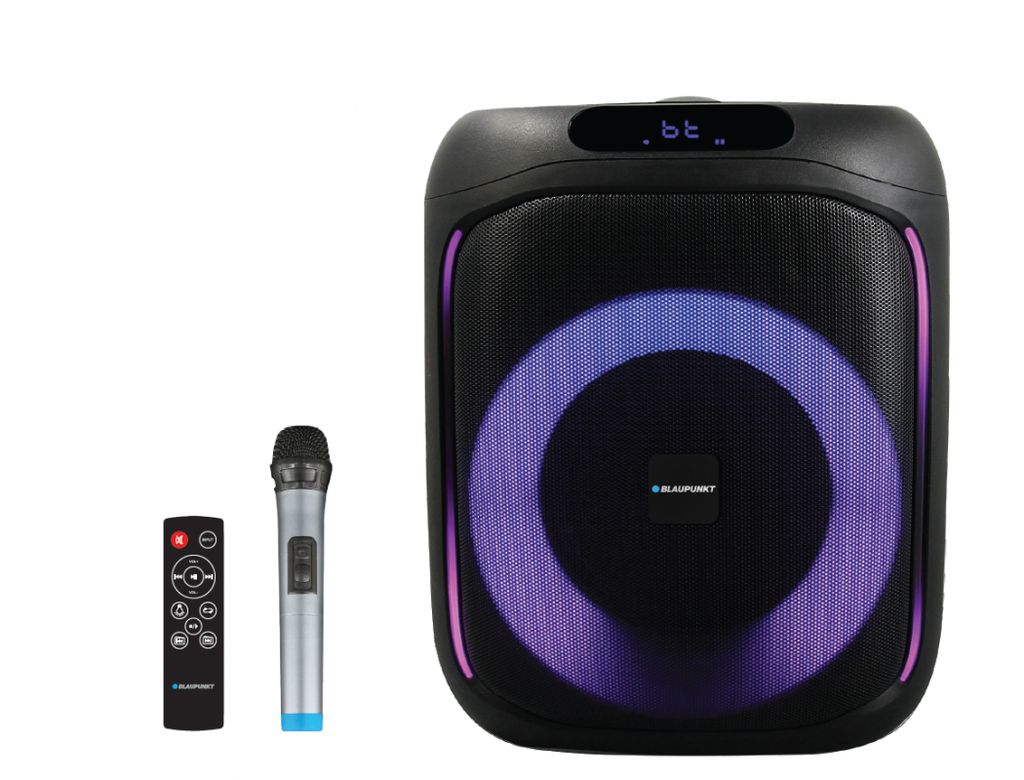  רמקול מסיבות בחיבור בלוטוס באיכות עוצמתית עם מיקרופון אלחוטי ושלט PartySpeaker-1100 