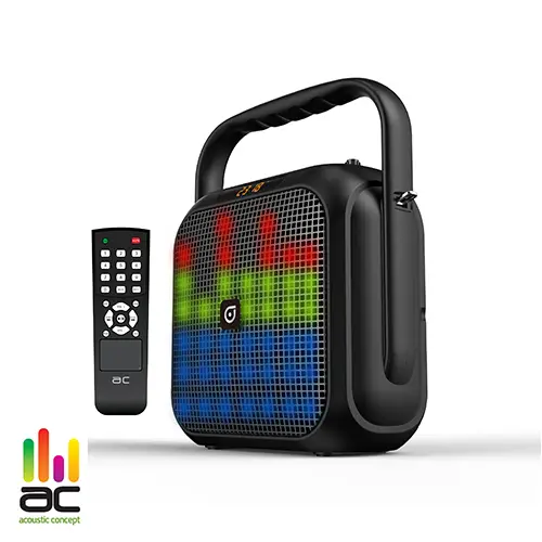 בידורית קריוקי אלחוטית ניידת ומעוצבת Acoustic Concept RB5