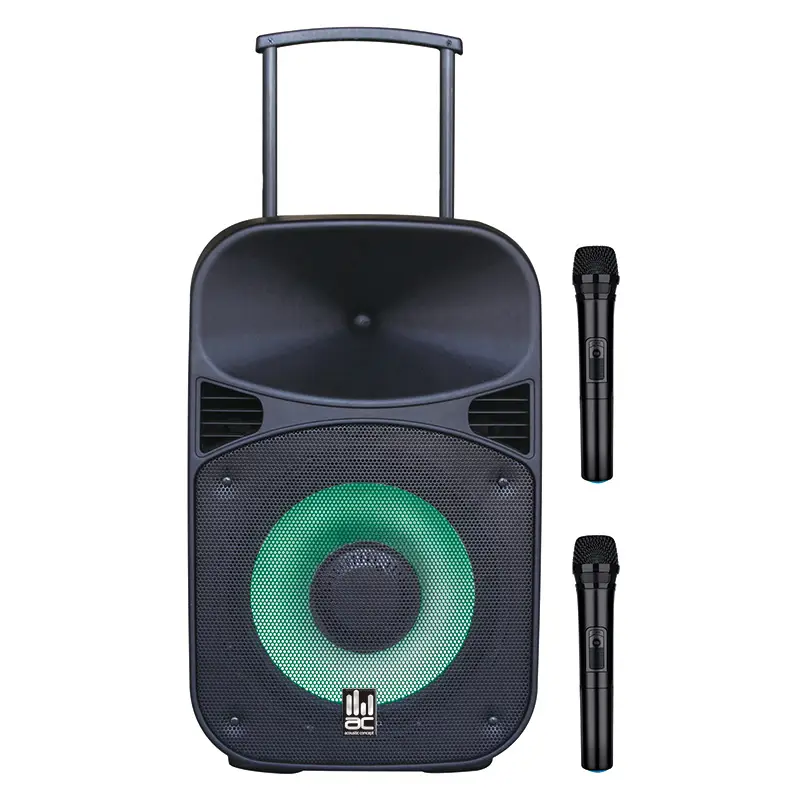 בידורית קריוקי Bluetooth עם 2 מיקרופוניםAcoustic Concept AC MAX12