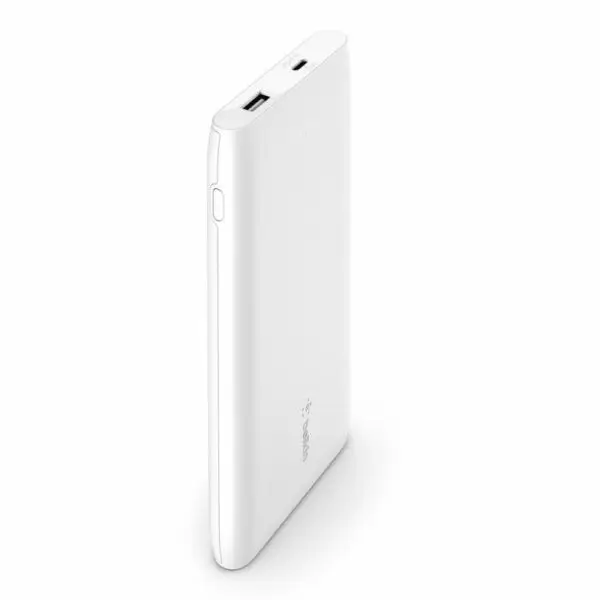  מטען נייד Belkin 10000mAh טעינה מהירה 18W ויציאת USB-C PD + כבל תואם Belkin BPB001btWH 