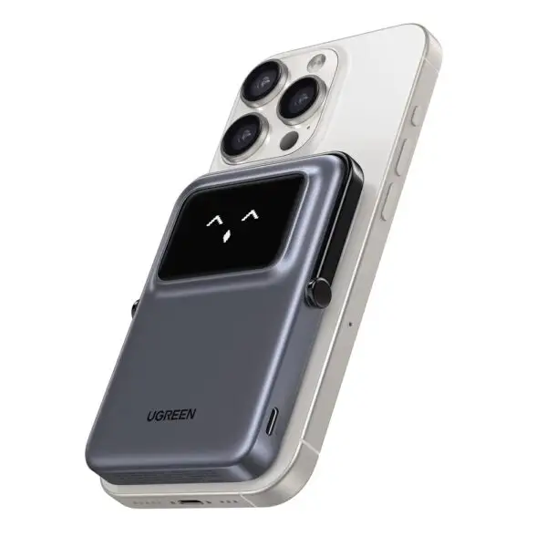  סוללת גיבוי מגנטית Ugreen UNO 5000mAh Robot 20W Ugreen PB571 35605B 