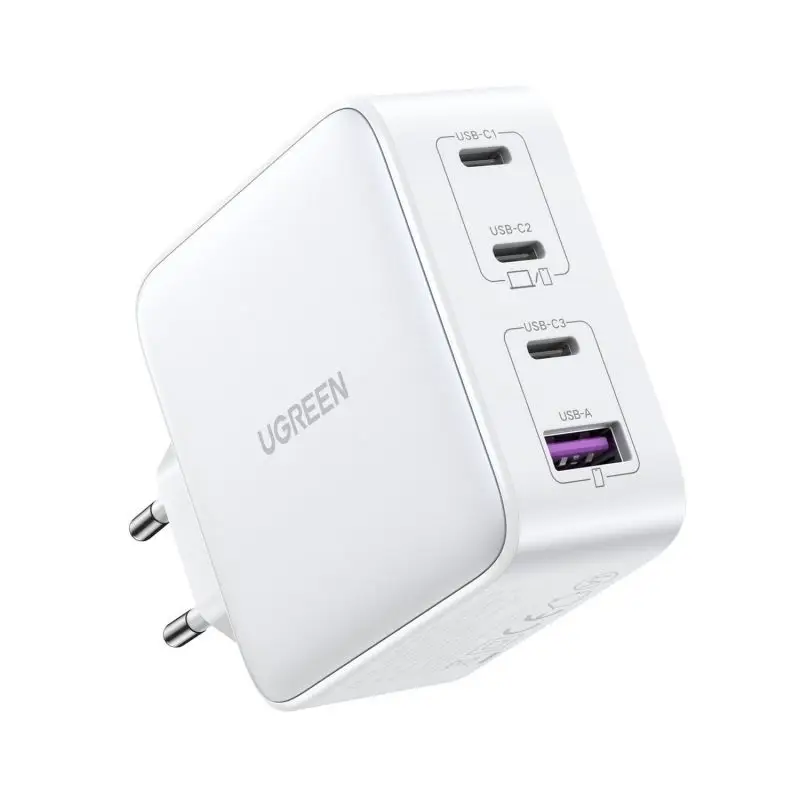  מטען קיר מהיר 100W עם 3 יציאות USB-C ויציאת USB-A CD226-15537 