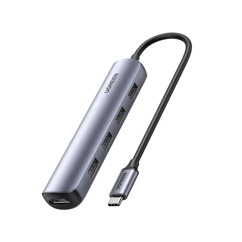  מתאם אולטרה דק 5 ב-1 UGREEN USB-C1 USB 3.0 CM418 