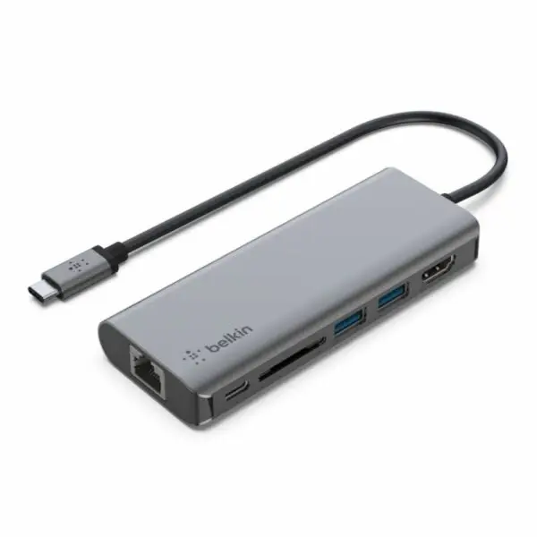  מתאם Belkin USB-C 6-in-1 AVC008bt-SGY 