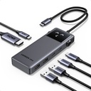  מפצל UGREEN UNO USB-C 6 ב-1 – כולל HDMI 4K@60Hz, טעינה מהירה 100W וחיבורים מהירים 10Gbps UGREEN CM888 35998 