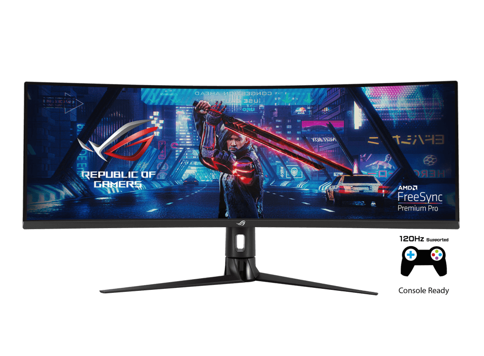  מסך מחשב גיימינג 49 אינץ רחב Asus ROG Strix XG49VQ HDR 
