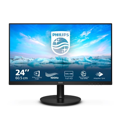  ‎מובנים‎ ‎ורמקולים‎ HDMI ,‎הרץ‎ 100 ‎של‎ ‎רענון‎ ‎בקצב‎ 24" ‎מחשב‎ ‎מסך‎ 