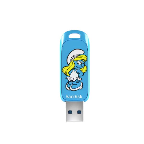 זיכרון נייד Sandisk Smurfs USB  256GB SDCZIS-256G-G46