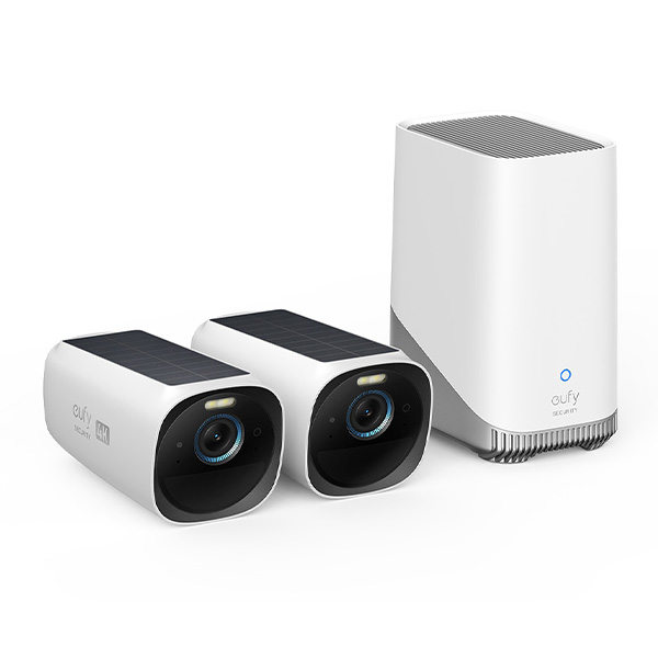  ערכת 2 מצלמות חכמות 4K + רכזת eufy Security S330 Kit 