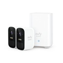  ערכת 2 מצלמות חכמות 2K + רכזת eufy Security eufyCam 2C Pro Kit 