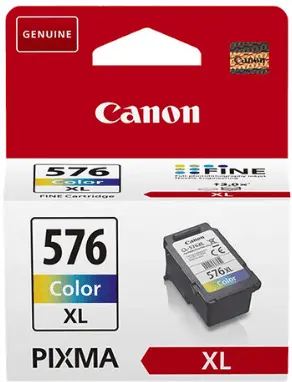 ראש דיו צבעוני מקורי CANON PG-576XL (כמות 300 דפים)  