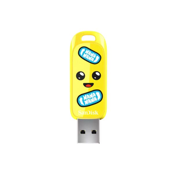 זיכרון נייד Sandisk Fortnite USB, Peely Edition  64GB SDCZIF-064G-G46