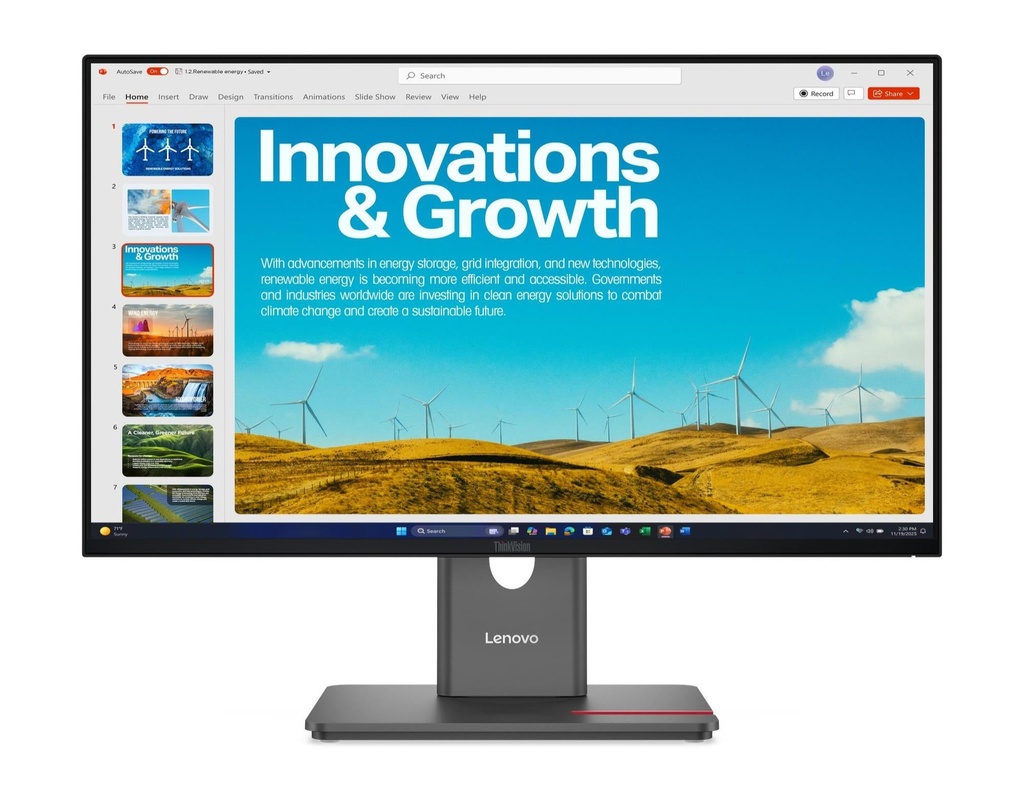  LENOVO ThinkVision P24QD-40 23.8" | 2560x1440 | RJ-45 | 3Y 64B1GAT1IS 
