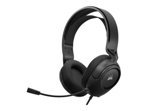  אוזניות קשת חוטיות לגיימינג CORSAIR HS35 V2 MULTIPLATFORM CARBON צבע שחור 