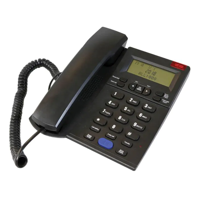  טלפון משרדי שחור HDT-2600B 