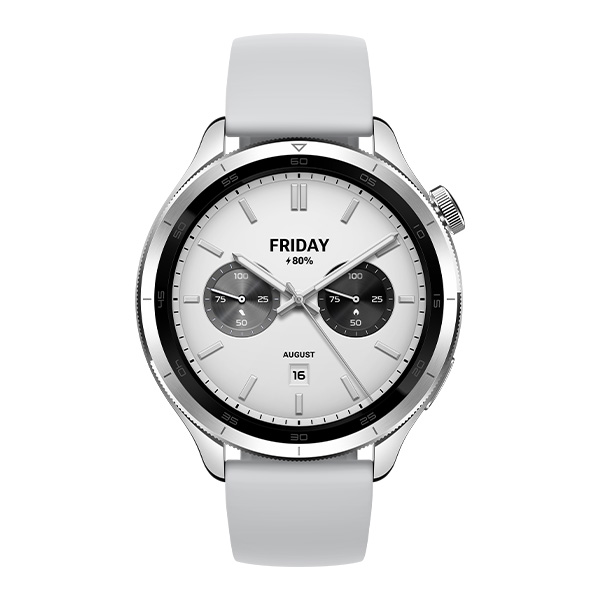  שעון ספורט חכם שיאומי דגם Xiaomi Watch S4 בצבע כסוף 