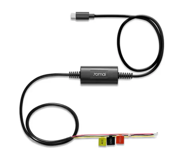 כבל מתח קבוע למצלמה 70mai Hardware Kit UP03 