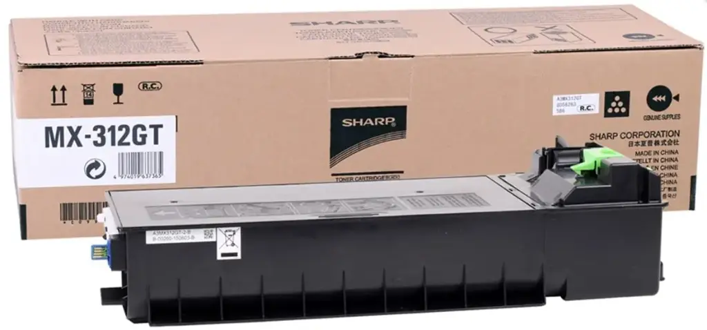 טונר שחור מקורי SHARP MX312FT (25,000 דפים)