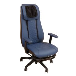 כיסא עיסוי משרדי נטען Q8 Ultimate Comfort מבית Medics Care – פתרון מושלם לנוחות ועיסוי – כחול כהה 
