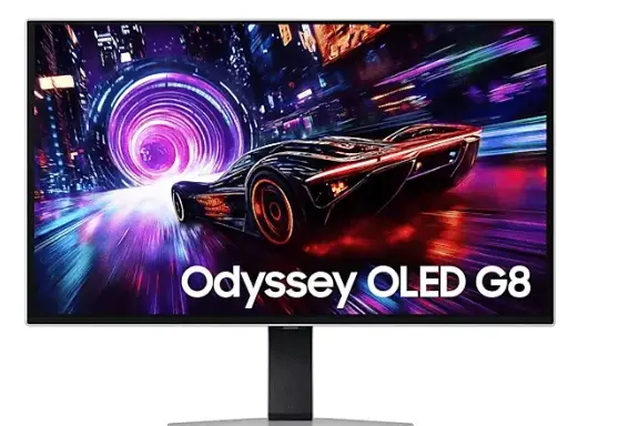 מסך מחשב  "Samsung Odyssey G8 S32FG810SM OLED UHD 