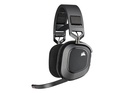 אוזניות קשת אלחוטיות לגיימינג HS80 RGB WIRELESS PREMIUM צבע שחור CORSAIR