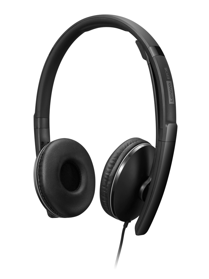 אוזניות ‏חוטיות Lenovo Wired ANC Headset Gen 2 4XD1M45627 לנובו 