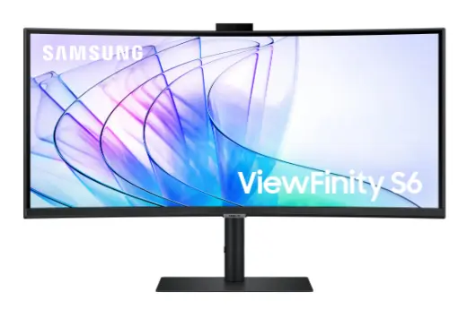 מסך מחשב ‏34 ‏אינטש Samsung ViewFinity S6 S65VC S34C650VAM UWQHD סמסונג 