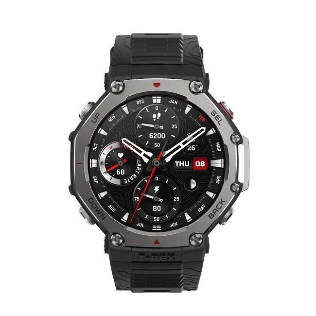  שעון חכם AMAZFIT דגם TREX 3 צבע שחור 