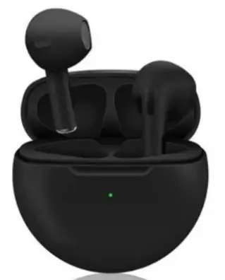 אוזניות אלחוטיות PRO 6 - צבע שחור