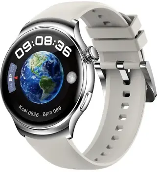 שעון חכם עגול Z93 PRO -צבע לבן - כולל עברית