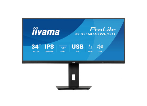 מסך מחשב 34" IIYAMA PROLITE IPS UWQHD 120HZ 1MS