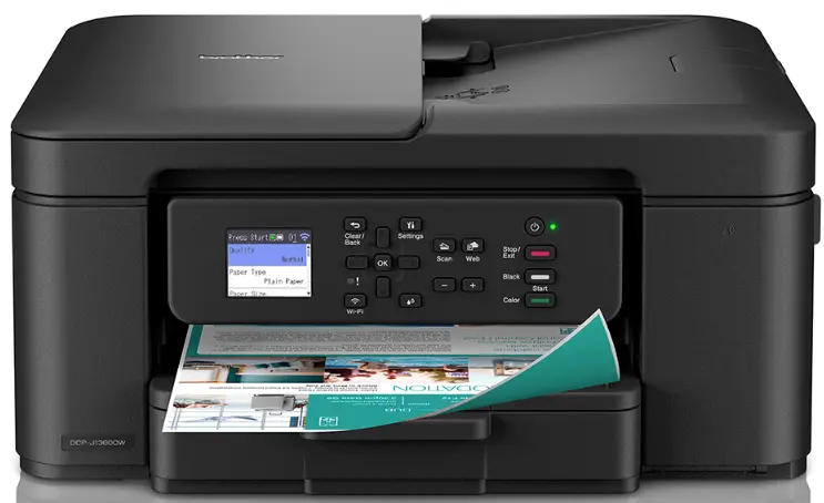 מדפסת הזרקת דיו משולבת Brother DCP-J1360DW ללא פקס