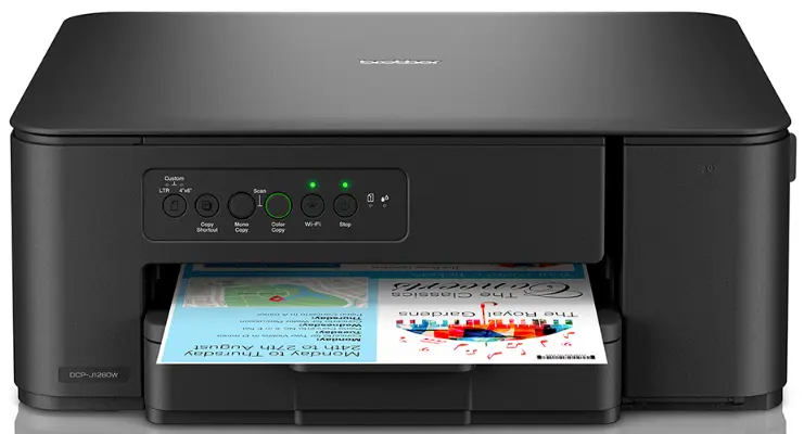 מדפסת הזרקת דיו משולבת Brother DCP-J1260W