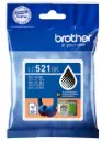 ראש דיו מקורי שחור Brother LC-521BK (500 דף)