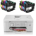 מארז חסכון מדפסת דיו משולבת Brother MFC-J1010DW + ערכת 2 סטים תואמים במחיר מיוחד