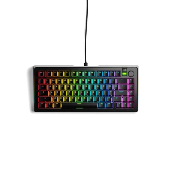  מקלדת מכנית חוטית Glorious GMMK 3 PRO 75% Prebuilt צבע שחור GMMK 3 PRO 75% Prebuilt Wired 