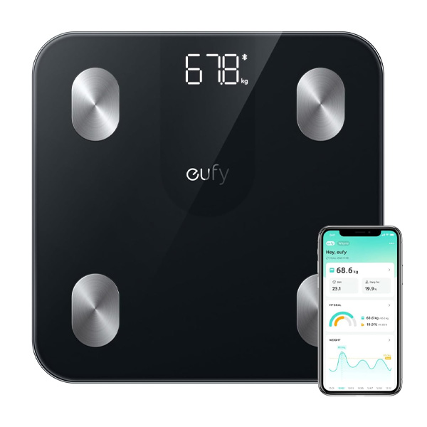  משקל אדם חכם eufy Smart Scale A1 T9120 בצבע שחור 