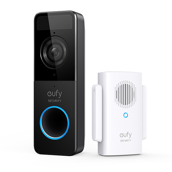  פעמון דלת חכם על סוללה eufy Security Video Doorbell Slim 
