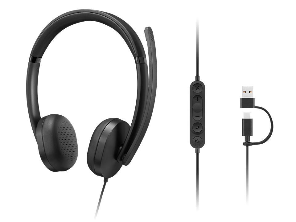  Lenovo Wired VoIP Headset 5000 |3Y 4XD1R88995 
