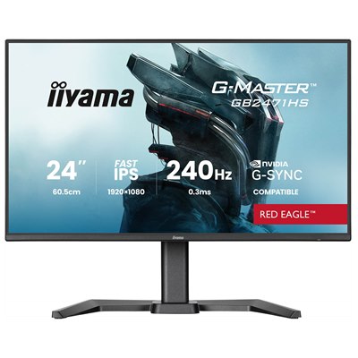 מסך מחשב 24" IIYAMA FHD 240HZ 0.3MS IPS GAMING MONITOR