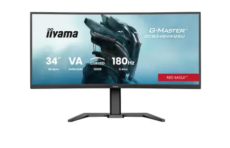 IIYAMA 34" UWQHD 180HZ 0.4MS VA CURVED GAMING MONITOR 